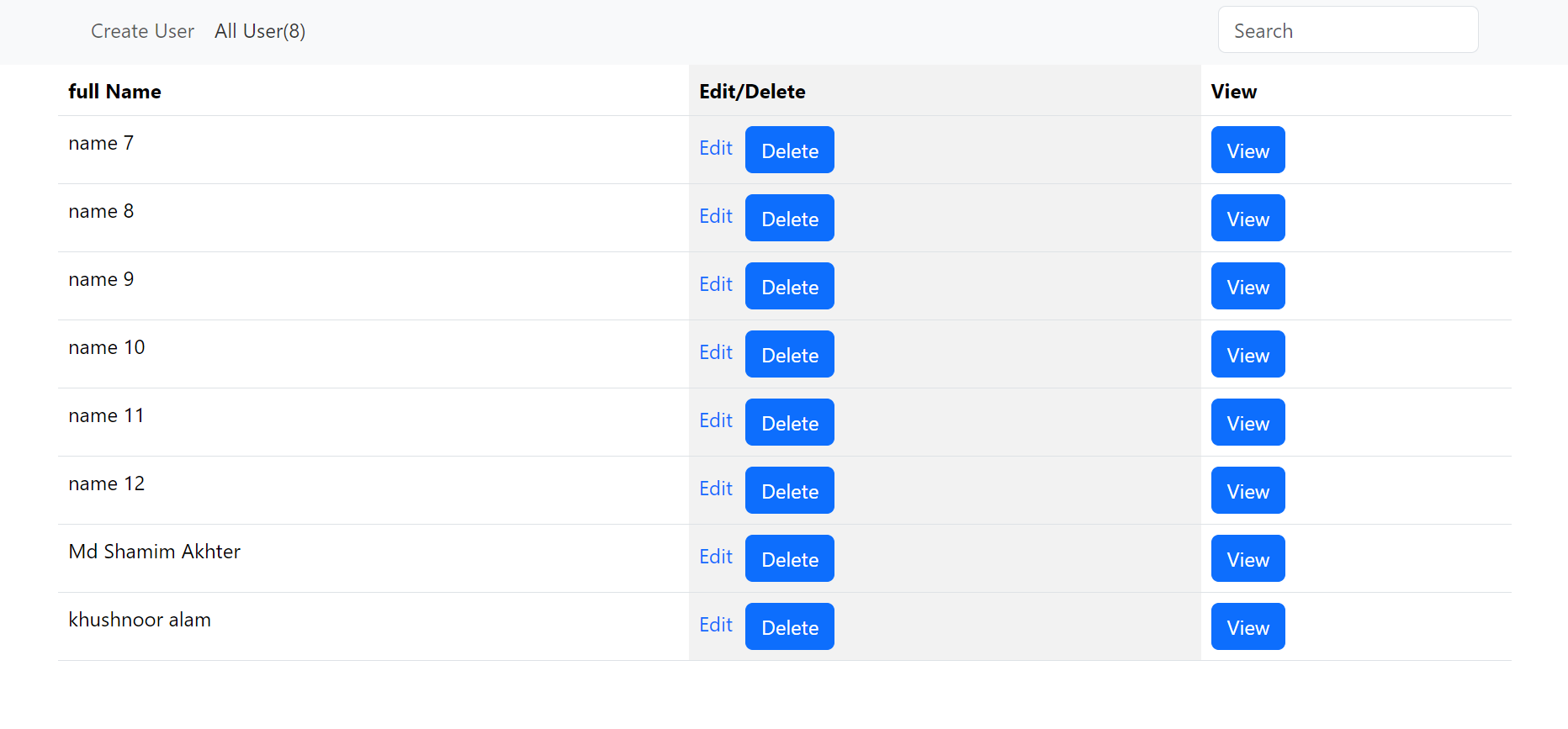 CRUD Application,Redux